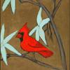Cardinal in a Chinese Landscape
(For Dad)
2006
12' x 36'
